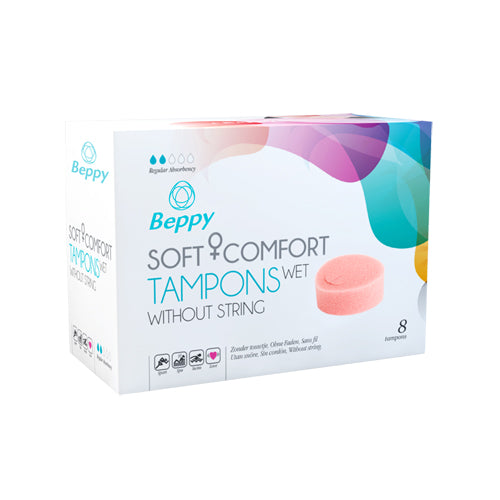 Beppy Soft + Comfort Tampons WET - 8 stuks - bedplezier.nl