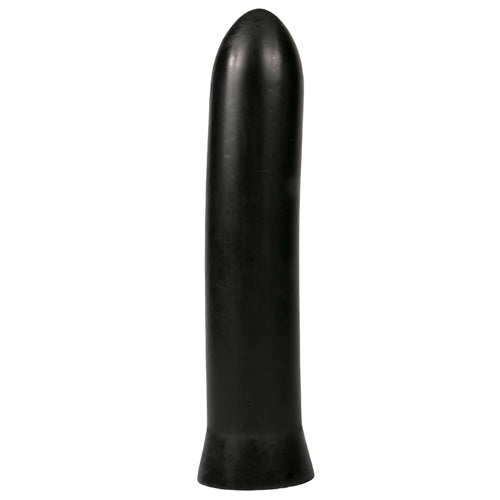 All Black Dildo 22.5 cm - Zwart - bedplezier.nl
