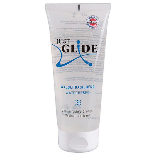 Just Glide Glijmiddel op Waterbasis 200 ml - bedplezier.nl