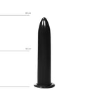 Dildo 20 cm - Zwart - bedplezier.nl