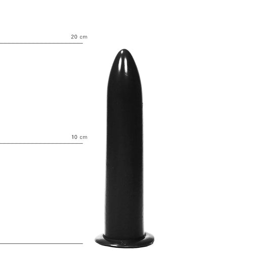 Dildo 20 cm - Zwart - bedplezier.nl