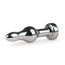 Metalen buttplug - zilverkleurig - bedplezier.nl