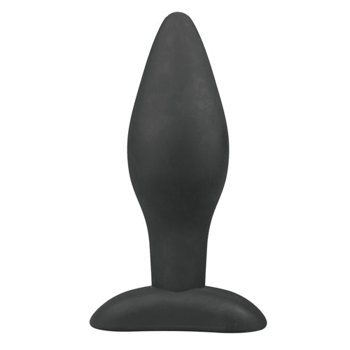 Grote Zwarte Siliconen Buttplug - bedplezier.nl