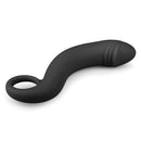 Zwarte siliconen prostaat dildo - bedplezier.nl